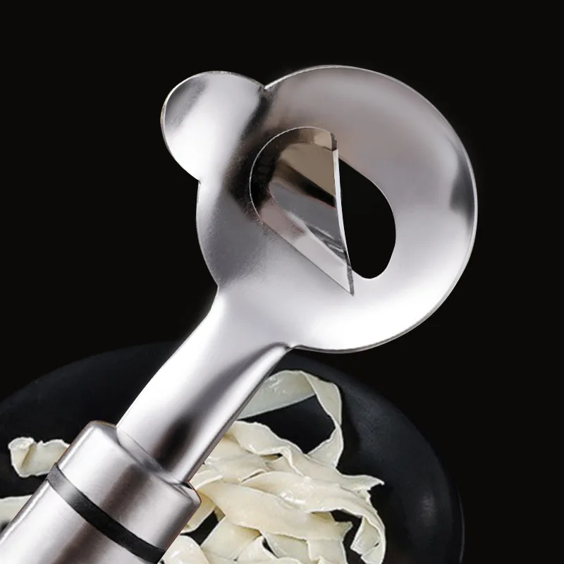 Sliced Noodles Knife Pasta Making Tools, Mini Stainless Steel Manual Noodles Making Tool for Chinese MS-335
