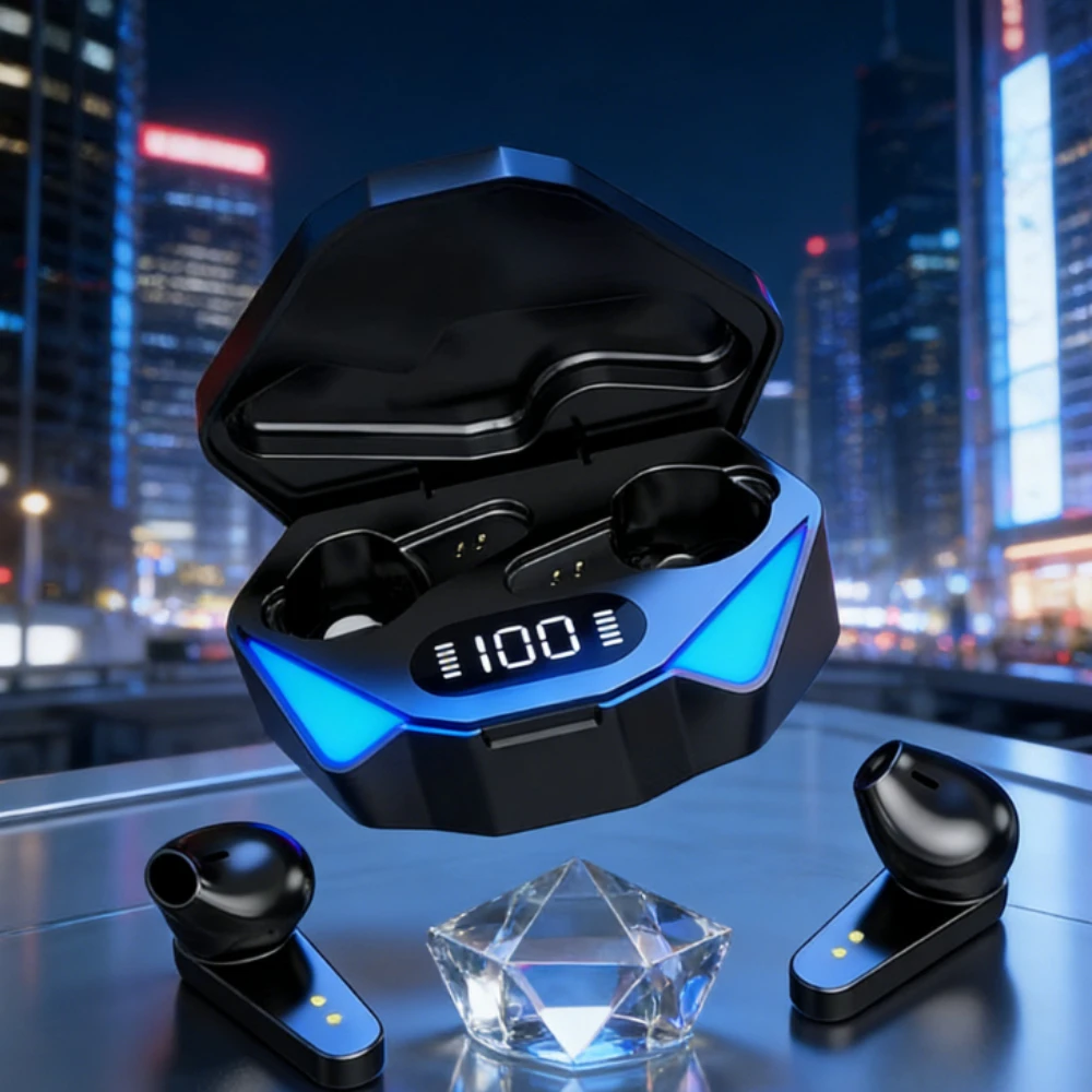TWS Earphones Bluetooth Wireless Headphones 65ms Low Latency Earbuds Fone Headset Gamer With Mic Handfree_voghion.com