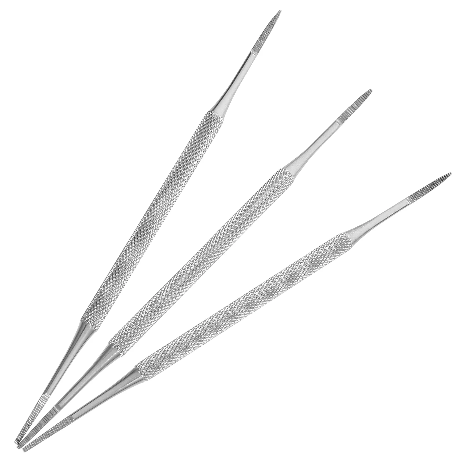 

Uonlytech Double Ended Pedicure Blacks File Satin Edge Ingrown Toe Nail Lifter Onychomycosis Paronychia Nail Cleaning Instrument