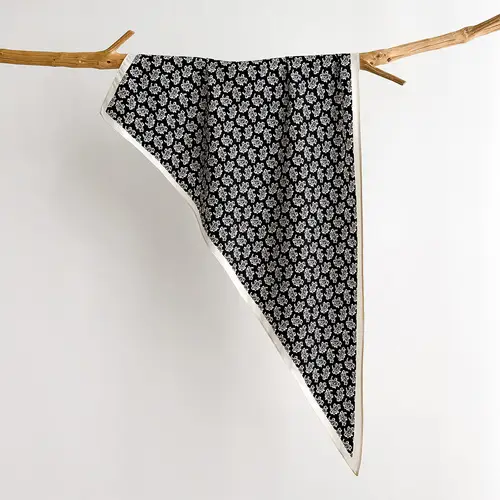 2026 Fashion Triangle Scarf for Women Hair Band Soft Neckerchief Vintage Hijab Stripe Print Headscarf Female Pashmina Bandana - Image 7