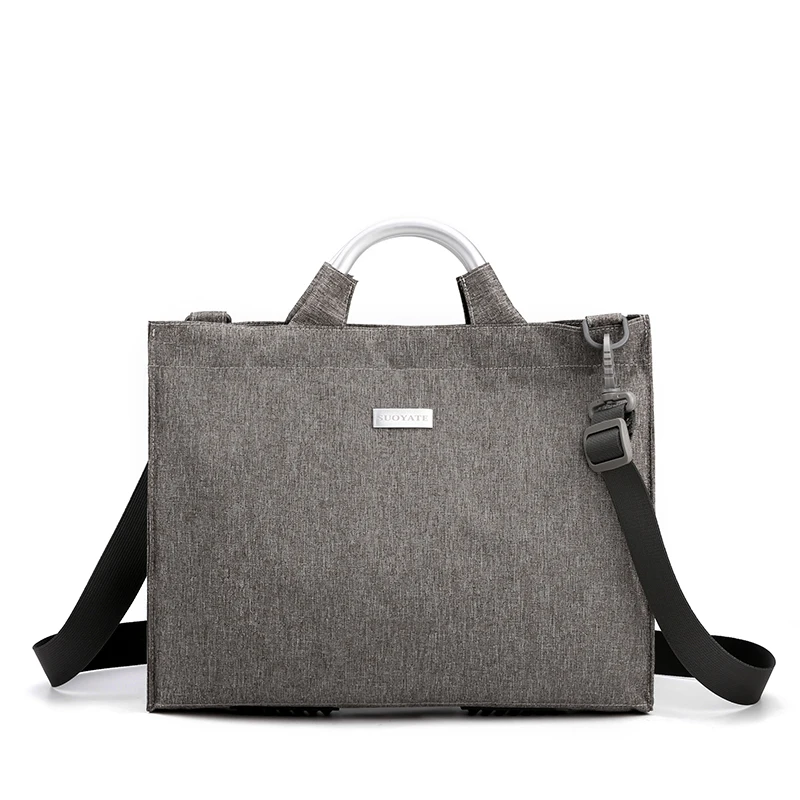 SUOYATE brand Men\'s Shoulder Bag Boys Crossbody Bag Man Messenger Bag Nylon Male Business bag,horizontal and vertical 2 styles