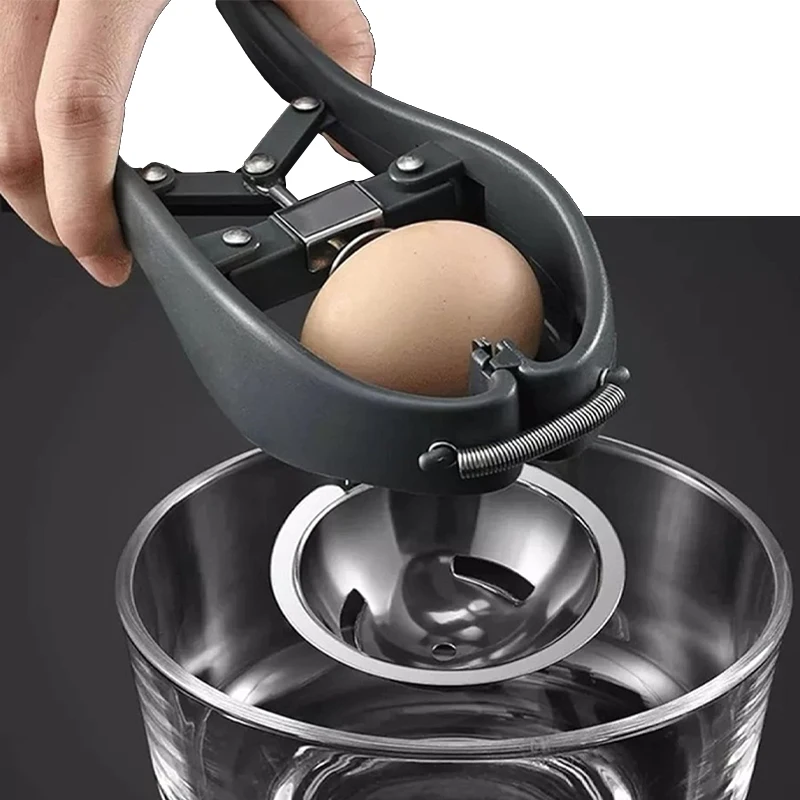 

Stainless Steel Egg Opener Egg Opener Shelling Kitchen Tool Egg Yolk Egg White Separator Household Kitchen Essentials