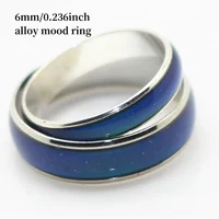 Cool Men Women's Changing Color Mood Rings Feeling Emotion Temperature Ring Wide 6mm Smart Jewelry Funny Gifts - Image 5
