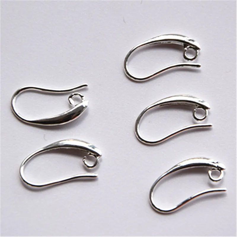 

Оптовая продажа, 100 шт., ювелирные украшения, дизайнерские серьги, фурнитура из стерлингового серебра 925 пробы, ушной крючок для кубического циркония, хрустальные бусины, ушной провод