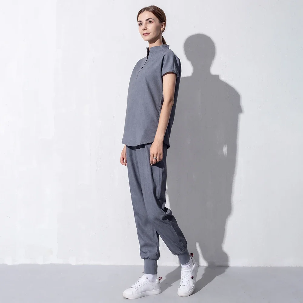 Female Elastic Workwear Nursing Medical Uniforms Clinic Suit Scrubs Hospital Doctor Clothing Breathable Cloth Heathy Beauty Wear