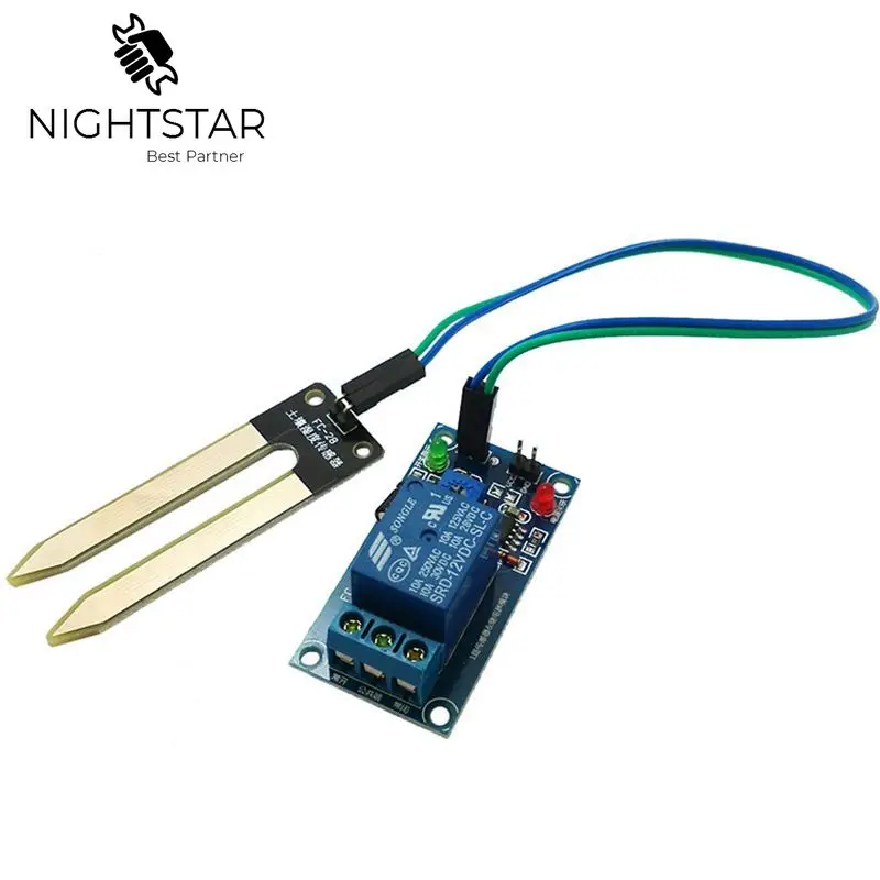 Sensore Di Umidit&agrave; Del Suolo DC12V Con Regolatore Irrigazione E Display LED