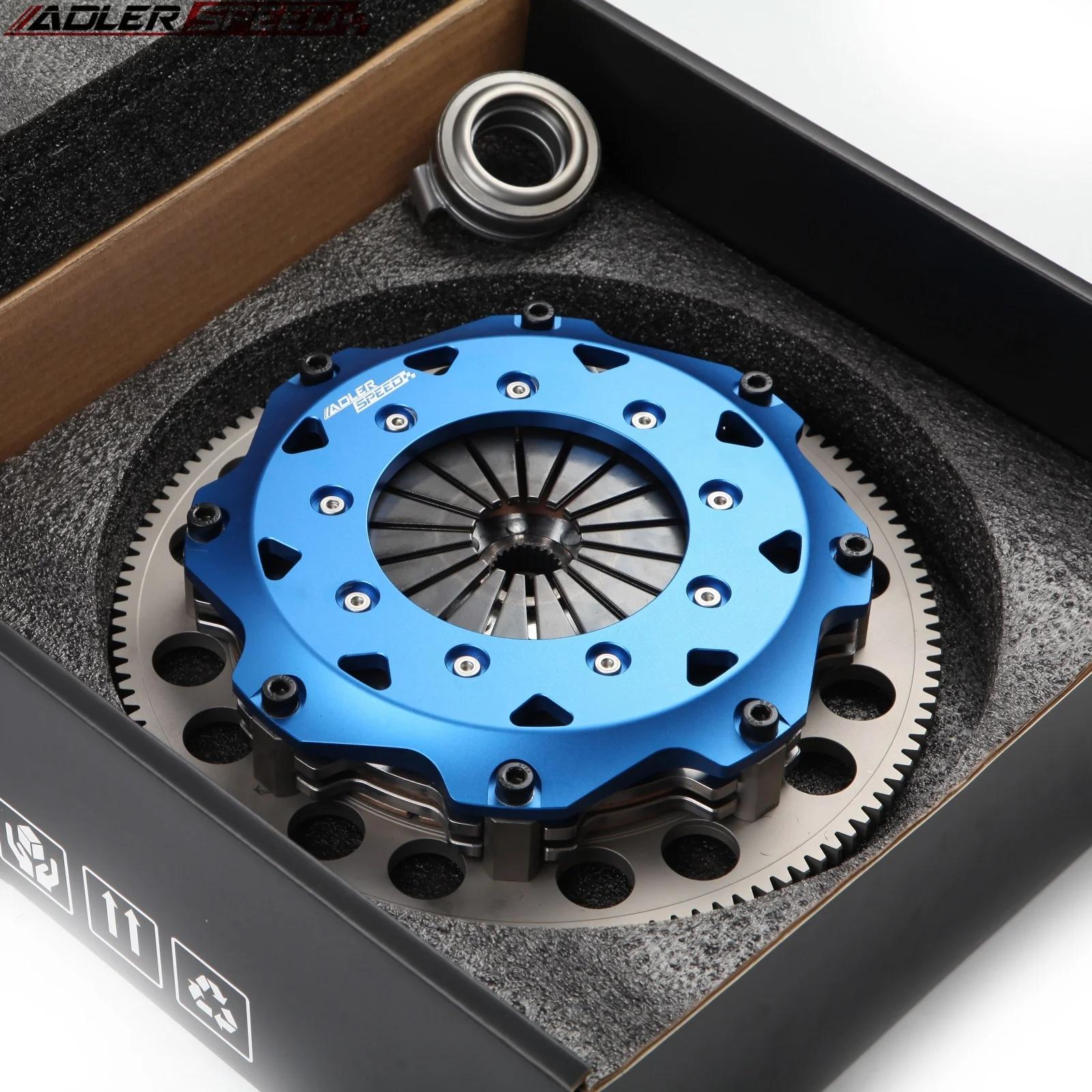 A+ ADLERSPEED 8.5인치 215mm 레이스 트윈 디스크 클러치 키트 미디엄 WT 아큐라 TSX CSX ILX RSX 혼다 시빅 Si K20 K24 K-시리즈용