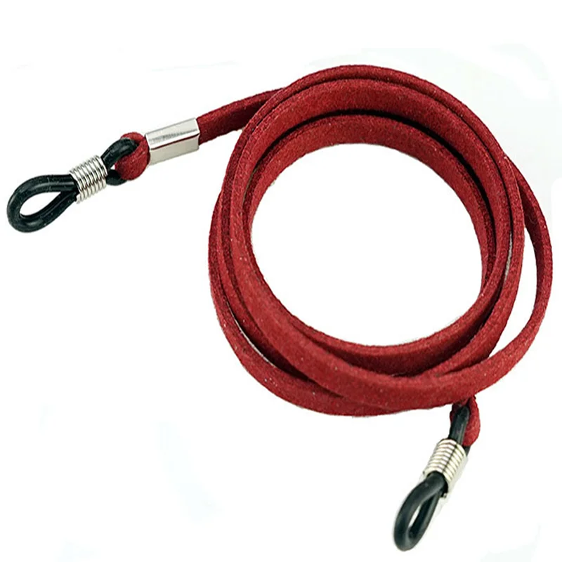 Fashion Colorful Suede Woven Hanging Neck Eyeglass Chain Sunglasses Lanyards Accessories