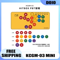 Doio Hitbox KCGM-03 Mini Keyboard Keycaps 19key PBT Sublimation Customized Keycap Set Arcade Game PC Gamer Accessories Gifts