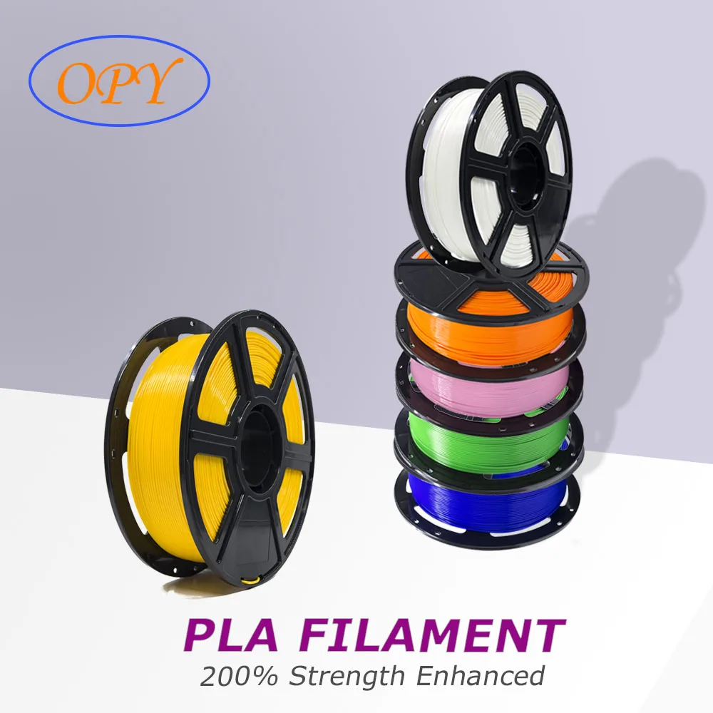 OPY 3D Printer Filament PLA 1.75mm 1KG 3D Printing PLA Filament Plastic Consumable Material For 3D Pen FDM Printer Fast Shipping