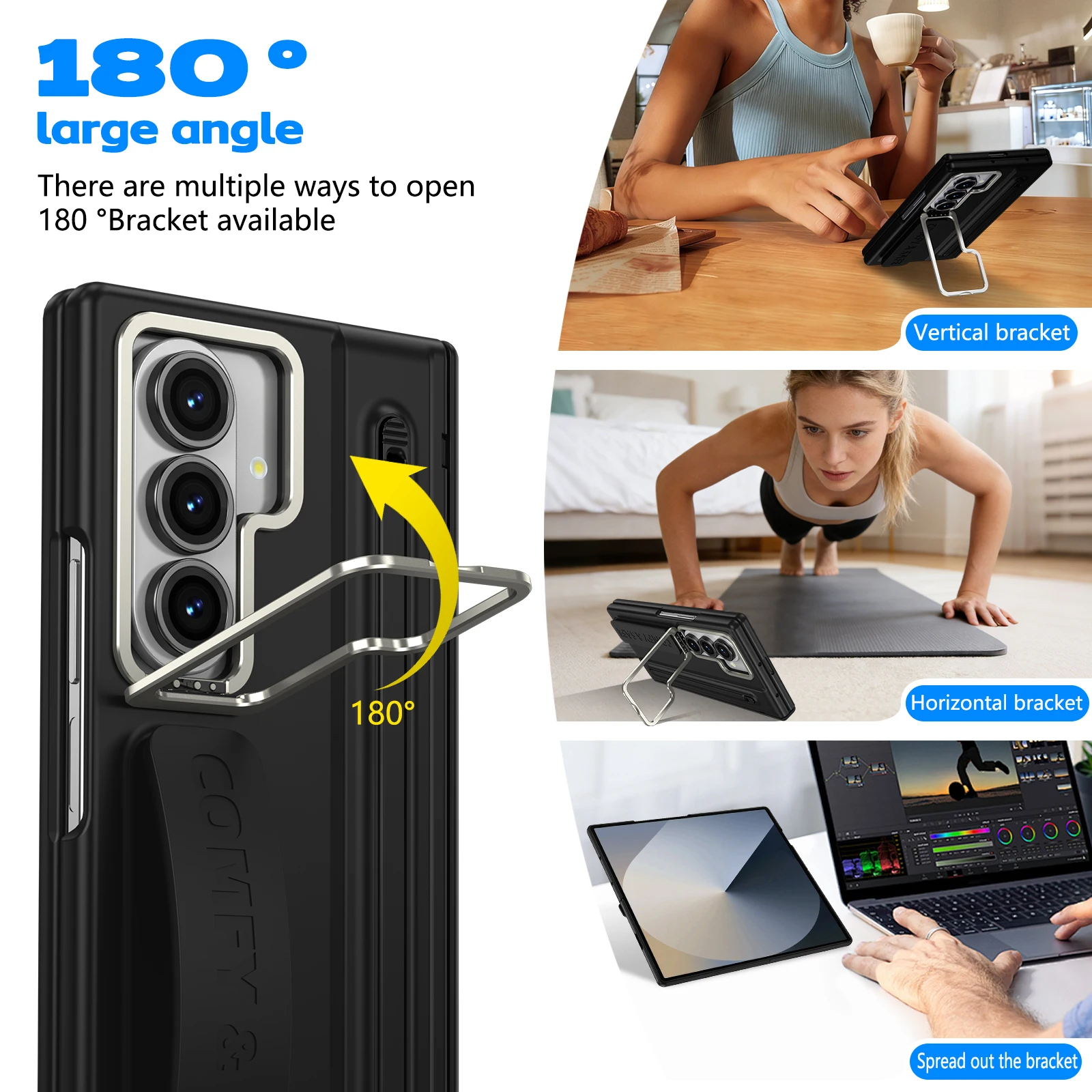 Enhanced Full Coverage Folding Cell Phone Case