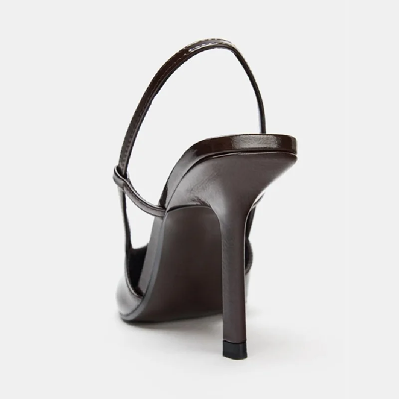 Sylmza Stiletto Pumps Back View