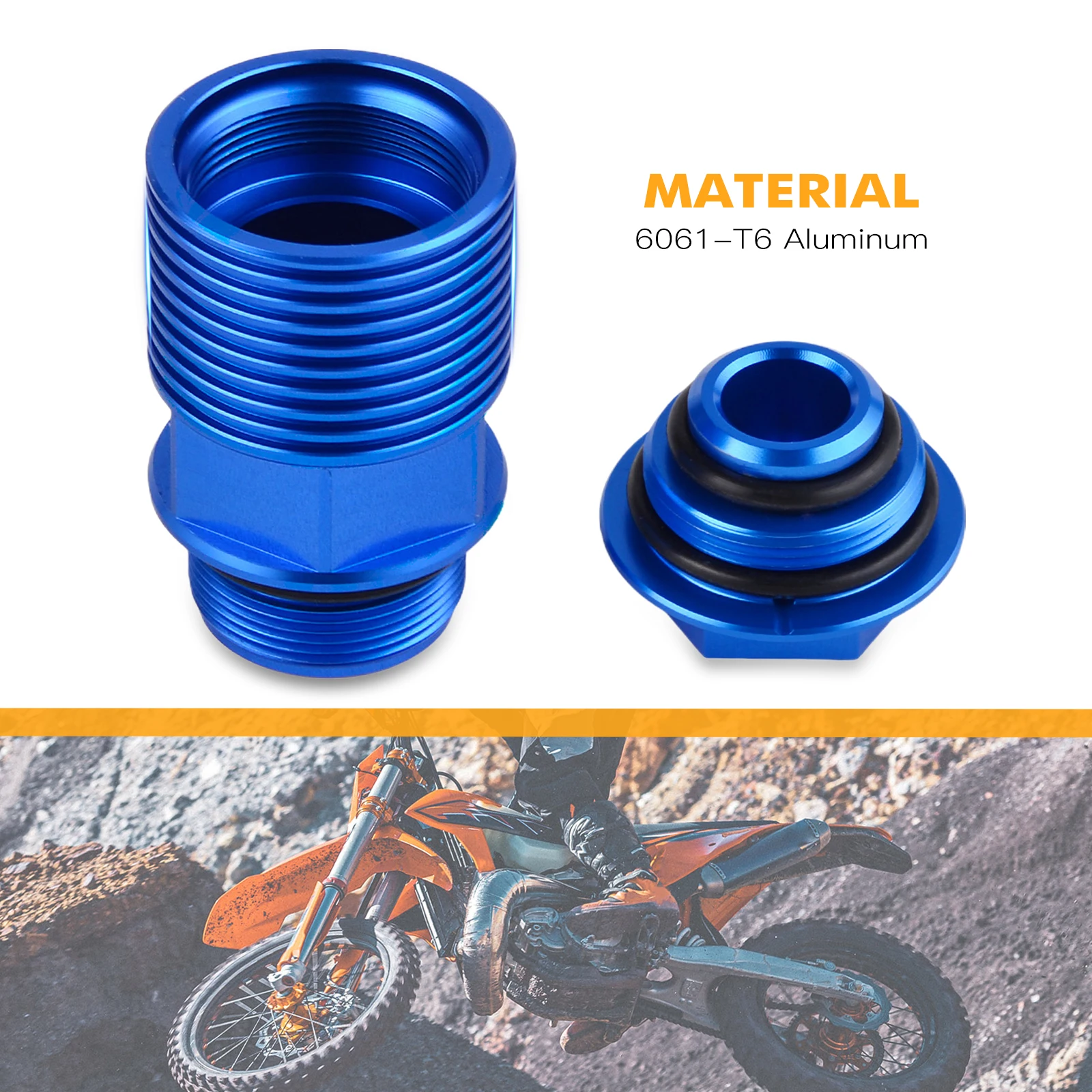 Rear Brake Fluid Reservoir Extender Oil Cap For Husqvarna Husaberg TE250 FE250 TE FE TC FC TX FX FS 125 150 250 350 390 450 501