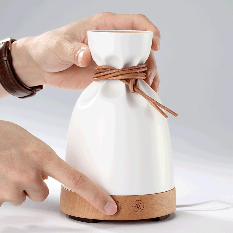 

Wood Aromatherapy Desk Lamp Humidifier Aromatherapy Machine