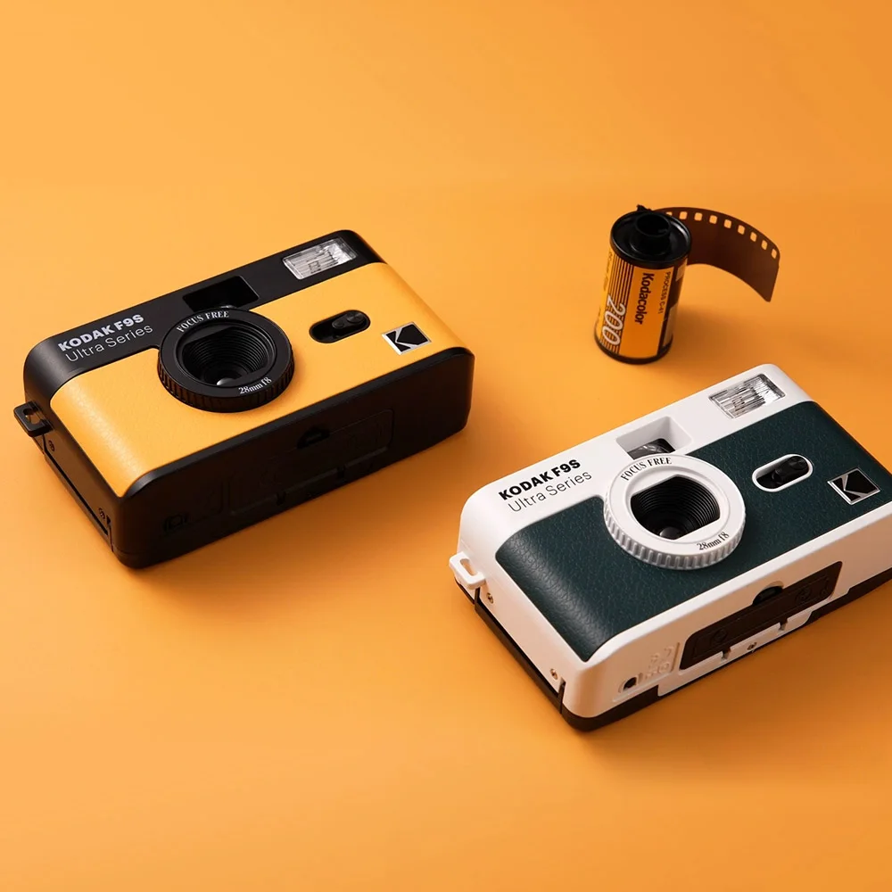 Kodak Ultra F9s Camera 135mm Original Retro Camera Film 35mm Film With Flash Manual Non-Disposable Camera Reusable Replaceable