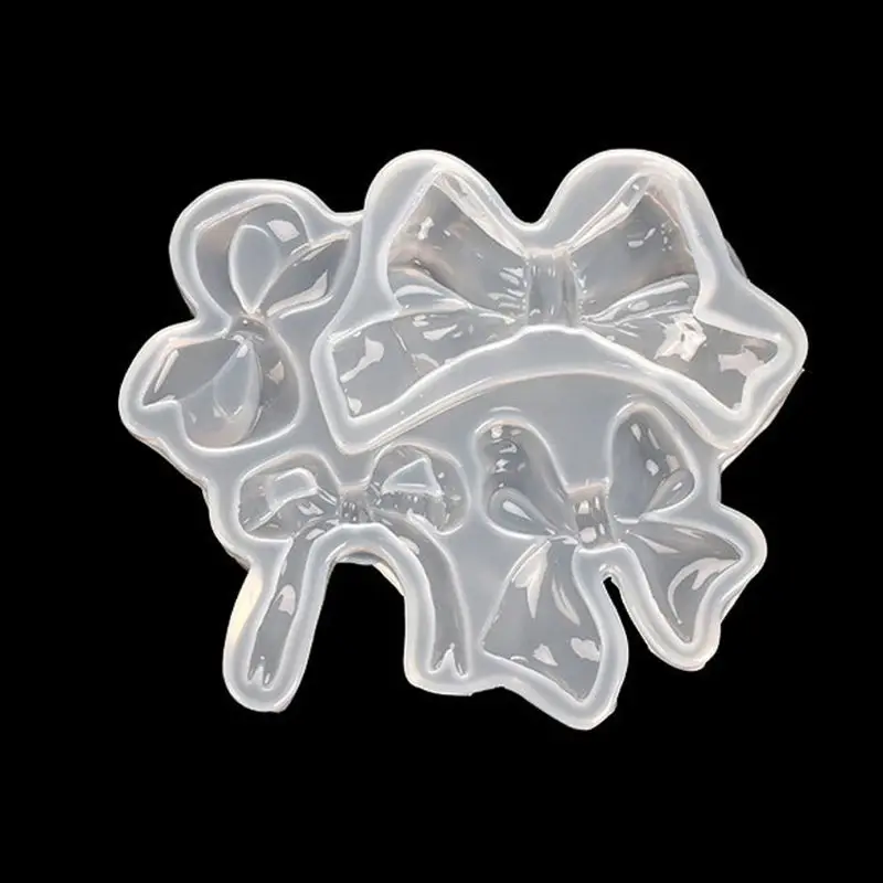 

Y1UB Stero Bowknot Форма силиконовая форма прозрачная форма для игрушек «сделай сам» для обучения детей