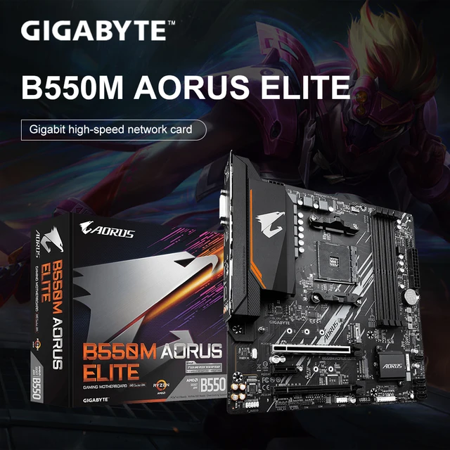 GIGABYTE AORUS ELITE 마더보드 – AMD Ryzen B550