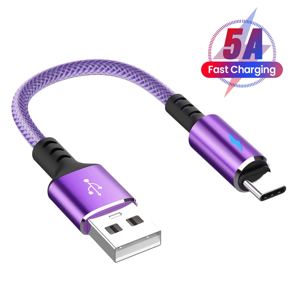 Ultra Short 25cm Usb Type C Cable For Samsung Mate Usb A To Typec Data