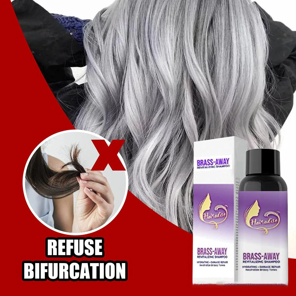 Brass Toning Purple Shampoo For Blonde Hair Eliminates Brassy Yellow Tones  Revitalize Bleached & Highlighted Hair - Shampoos - AliExpress