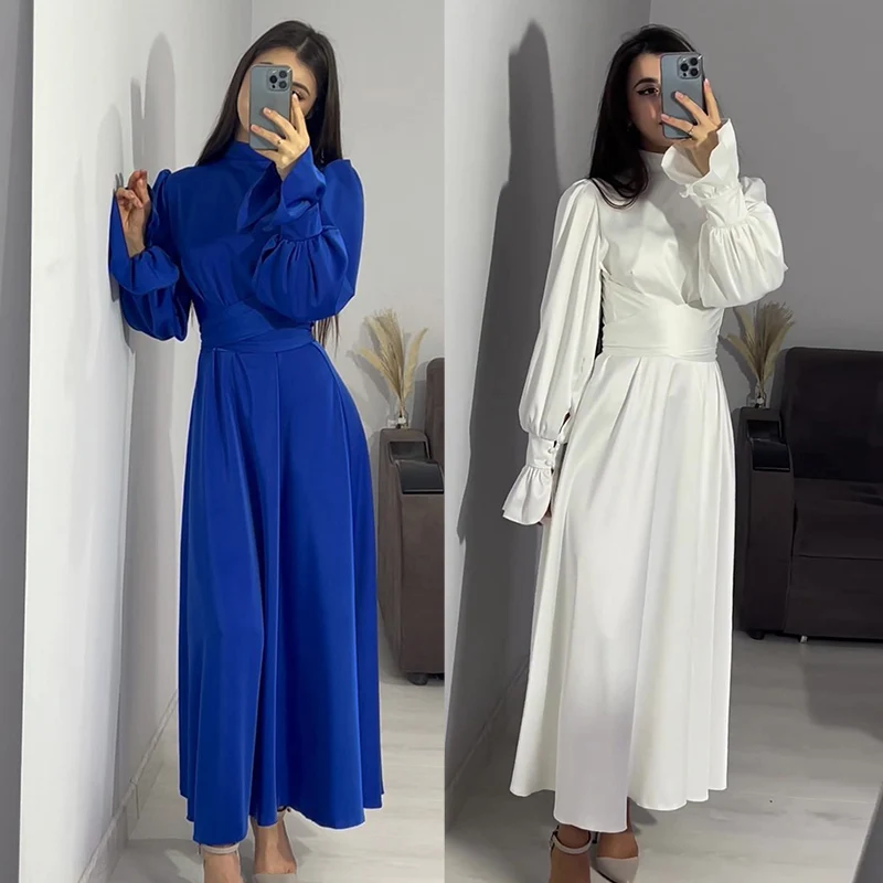 Happy Eid Al-Adha Short Sleeve Bodycon Dress Kenya Mubarak LT15 main image 1