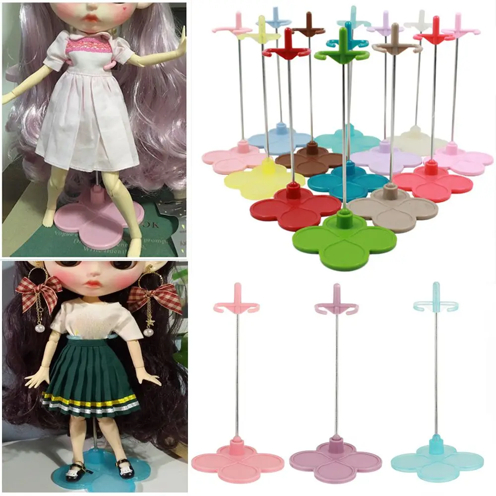 

Fashion 5 Colors Eco- friendly 17.5cm Joint Body Doll Stand Support Bracket Dolls Accessories