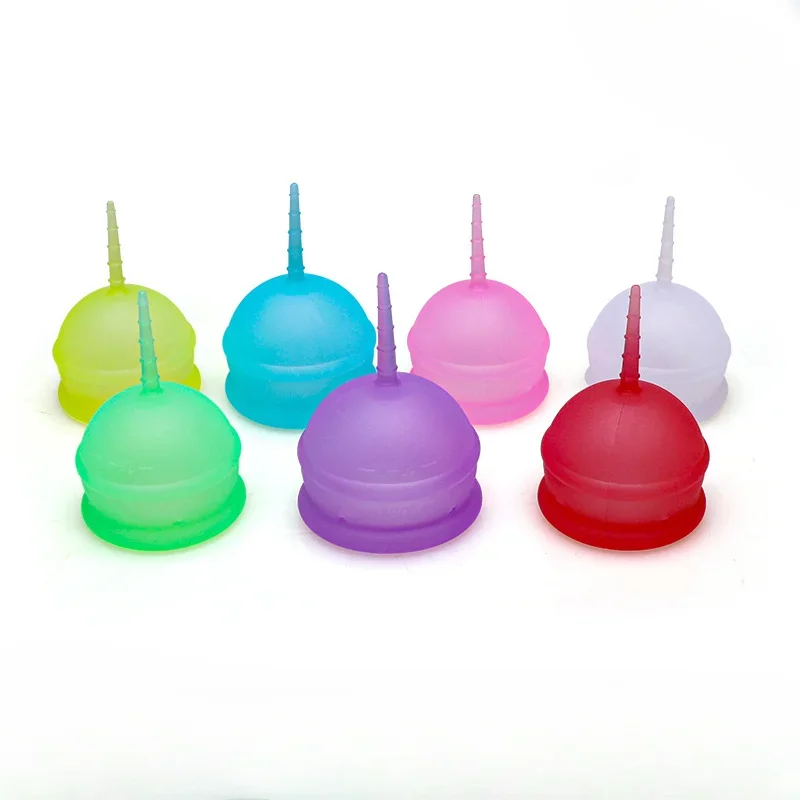 1pc Silicone Menstrual Cup Feminine Hygiene Lady Cup Prevent Side Leakage Period Collector Menstrual Vigin Care S/L Size