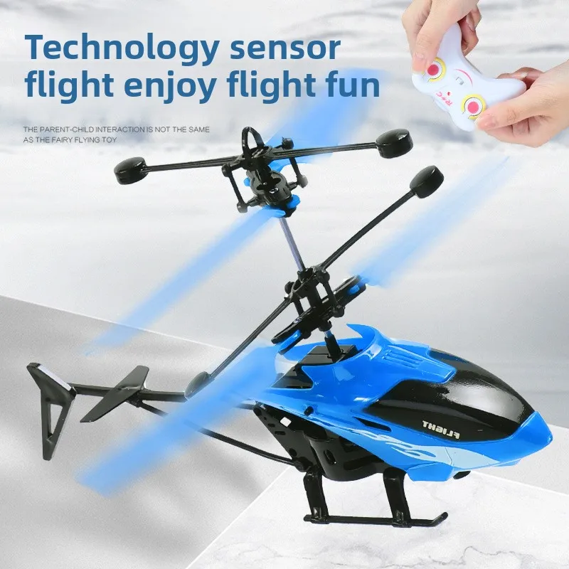 Mini Drone Télécommandé Rechargeable Jouet Enfant Hélicoptère Volant