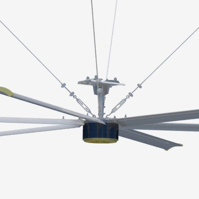 Big Ass Fan Manufacturers 12ft 16ft 18ft Commercial Warehouse Hotels Ventilation Hvls Fan Pmsm Industrial Ceiling Fan 2