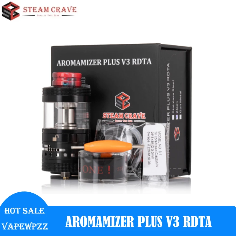 

Атомайзер Steam Crave Aromamizer Plus V3 RDTA, 30 мм, 12 мл