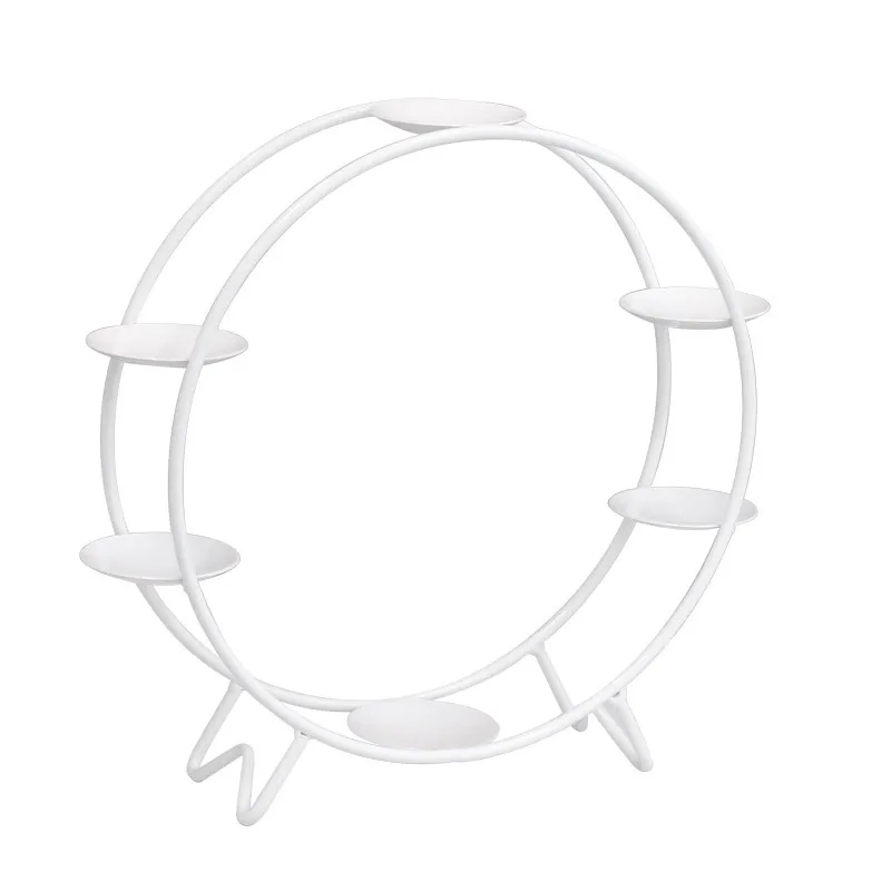 Wrought Iron Multi Layer Cake Display Stand for Birthday Parties
