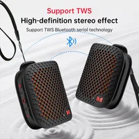 Monster M3 Magnetic Clip-On Mini BT V5.4 Portable Outdoor Jobsite Wearable Wireless Bluetooth Speakers with Bass Altavoz Mic
