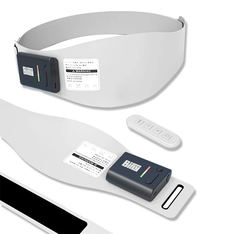 Kabelloser Fernbedienungs-EMS-Massagegürtel Mikrostrom-Gürtel zur Bauchwärme und Schlankheitsförderung Heißkompressionstherapiegürtel