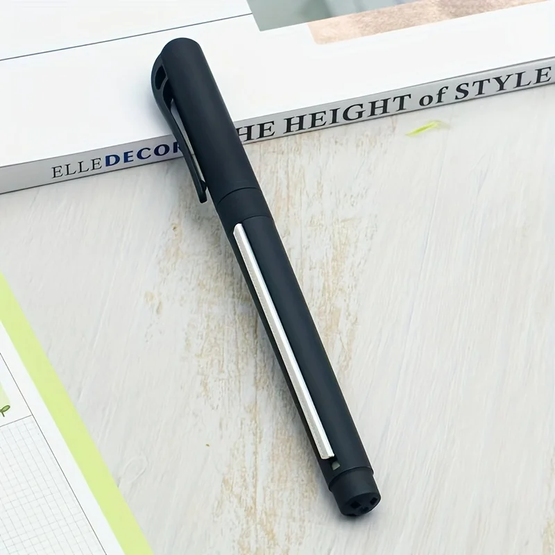 1 Stück einziehbarer, unsichtbarer Stift, einfach zu bedienen, ein Schreibwerkzeug für geheime Informationen bei Prüfungen und Notizen – Detail 6