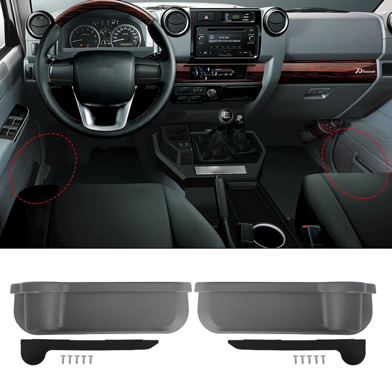 Door Storage Box Cup Drink Holder For Toyota Land Cruiser LC 70 LC70 LC76 LC79 LC71 LC75 LC77