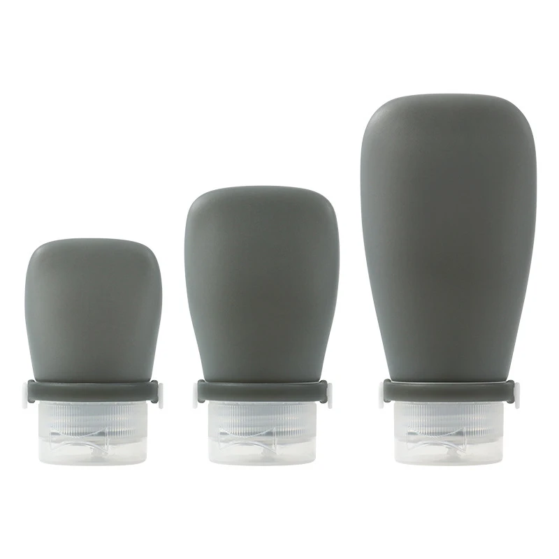 30/60/90ml Portable Silicone Travel Bottle Liquid Refillable Lotion Bottle Leakproof Shampoo Container Squeeze Tube Empty Bottle 2