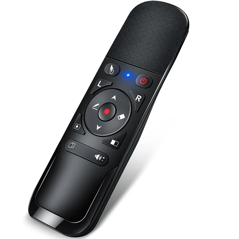 

FULL-2.4G Wireless Presenter Pointer USB Presentation Remote Control With Air Mouse For Powerpoint Mac/Laptop/Computer