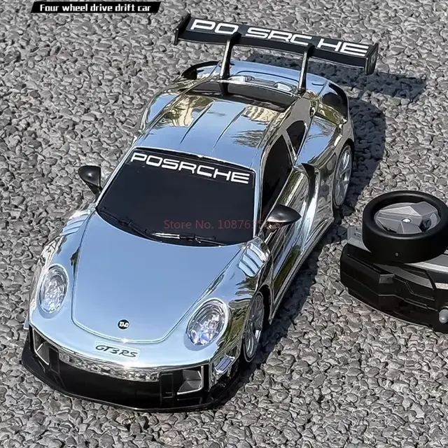 RC Drift Car 1:18 Remote Control Car 4WD Stepless speed change 2.4G High Speed Racing Sport Car with LED Lights Toy Kid Gift 5