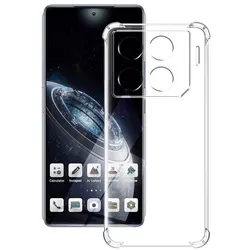 Clear Shockproof Silicone Soft Phone Case with Transparent Back Cover for InfinixGT20Pro5G (Shockproof Case)
