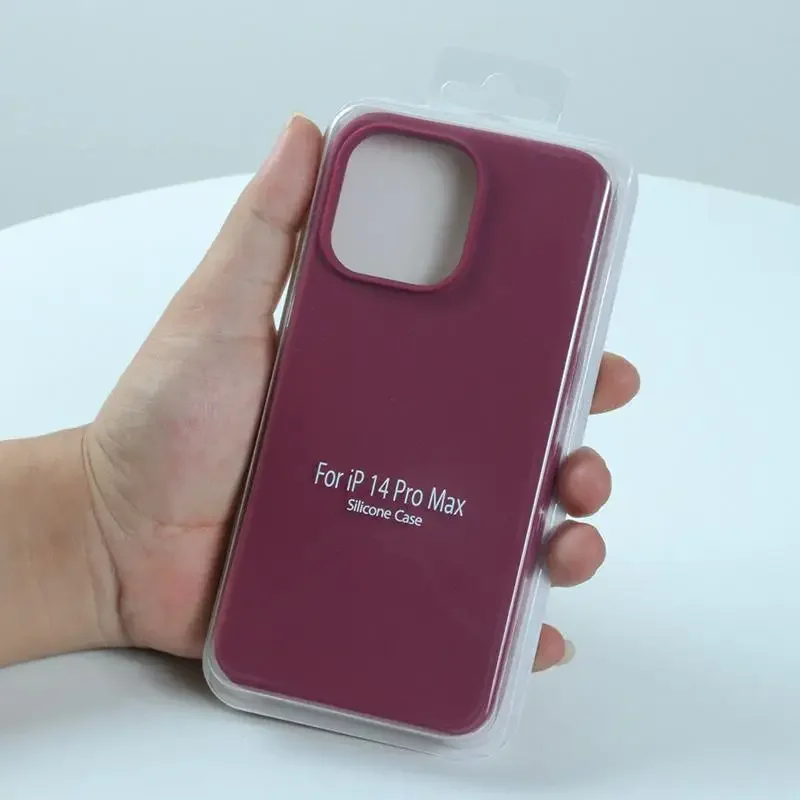 Luxurious Shockproof Liquid Silicone Soft Cover