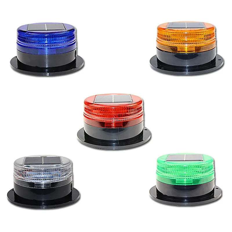 Magnetic Car Roof Blinking Light High-light Energy Efficient Night LED Solar Warning Light led warning light Emergency Signal Automatic Sensor