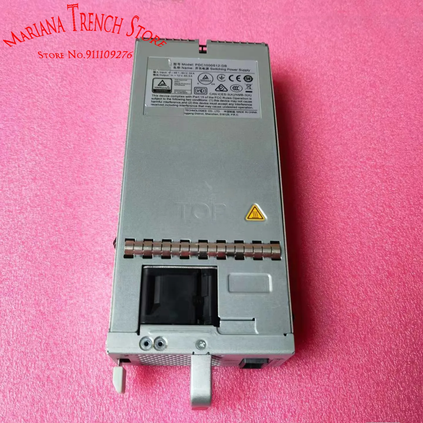 

PDC1000S12-DB（1000W DC Power Module）for Huawei S5700 S6700 Series Switches 02312QJK