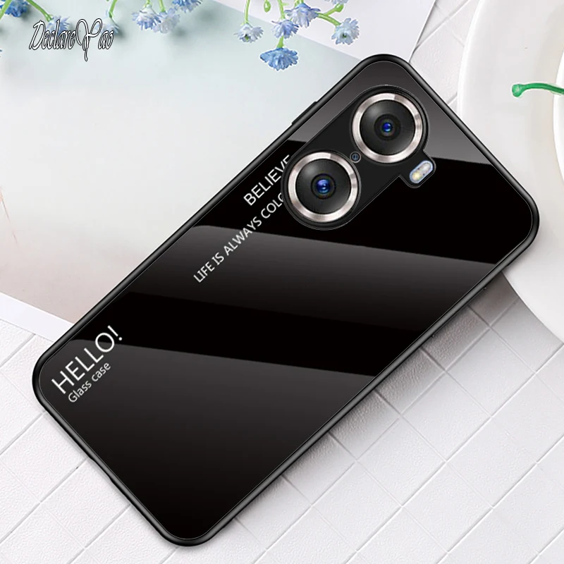 Honor 70 60 50 SE Case DECLAREYAO Hard Tempered Glass Cover For Huawei Honor 30 Pro Plus 20 10 Lite View 30 20 V10 V9 Ca_voghion.com