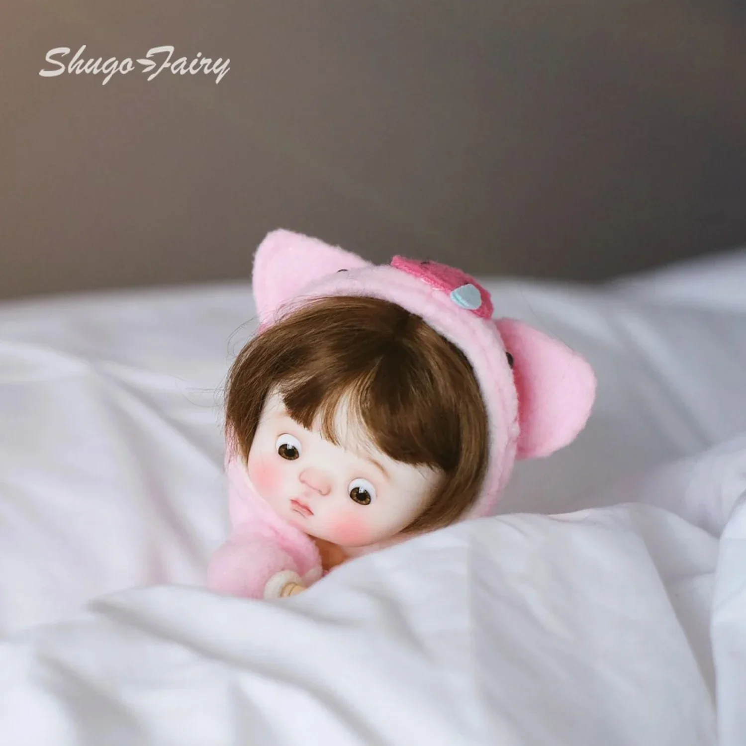 Shugafairy OB Baby BJD Doll 1/11 Customized Fleshy Face Big