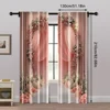 2pcs, Curtains&Drapes 2D print Romantic Gentle Style Fabric (without rod) Decorations For Home Use for Living Room, Bedroom, 5