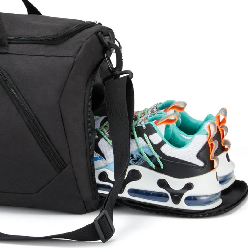 Short Distance Portable Travel Bag with Large Capacity Dry Wet Separation Sports Fitness Storage Bag Lightweight Oxford Cloth