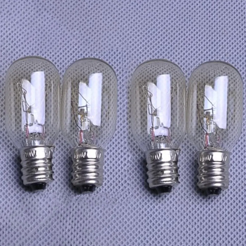 12개 냉장고 전구 15W E12 가전제품 LED 전구 전자레인지 냉장고 교체용 긴 수명