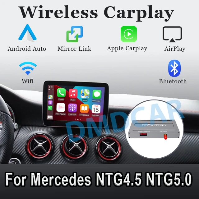 Décodeur Apple CarPlay sans fil pour Mercedes Android Auto Box