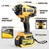 2000N.M Brushless Electric Impact Wrench 1/2 inch Cordless Rechargeable High Torque Hand Drill Power Tool For Makita 18V Battery 4