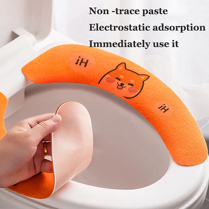Toilet Seat Cover Universal Toilet Seat Cover Cartoon Sticker