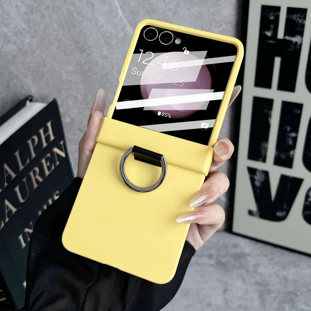 Sleek Matte 2-in-1 Hinge Protective Case with Screen Film